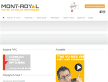Tablet Screenshot of mont-royal.fr